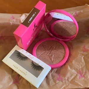 Jeffree Star King Tut Skinfrost highlighter + lash